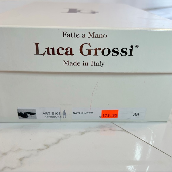 Luca Grossi ITALIAN Black Leather Elastic
Loafers Comfort Shoes Size EU 39 - Picture 16 of 16